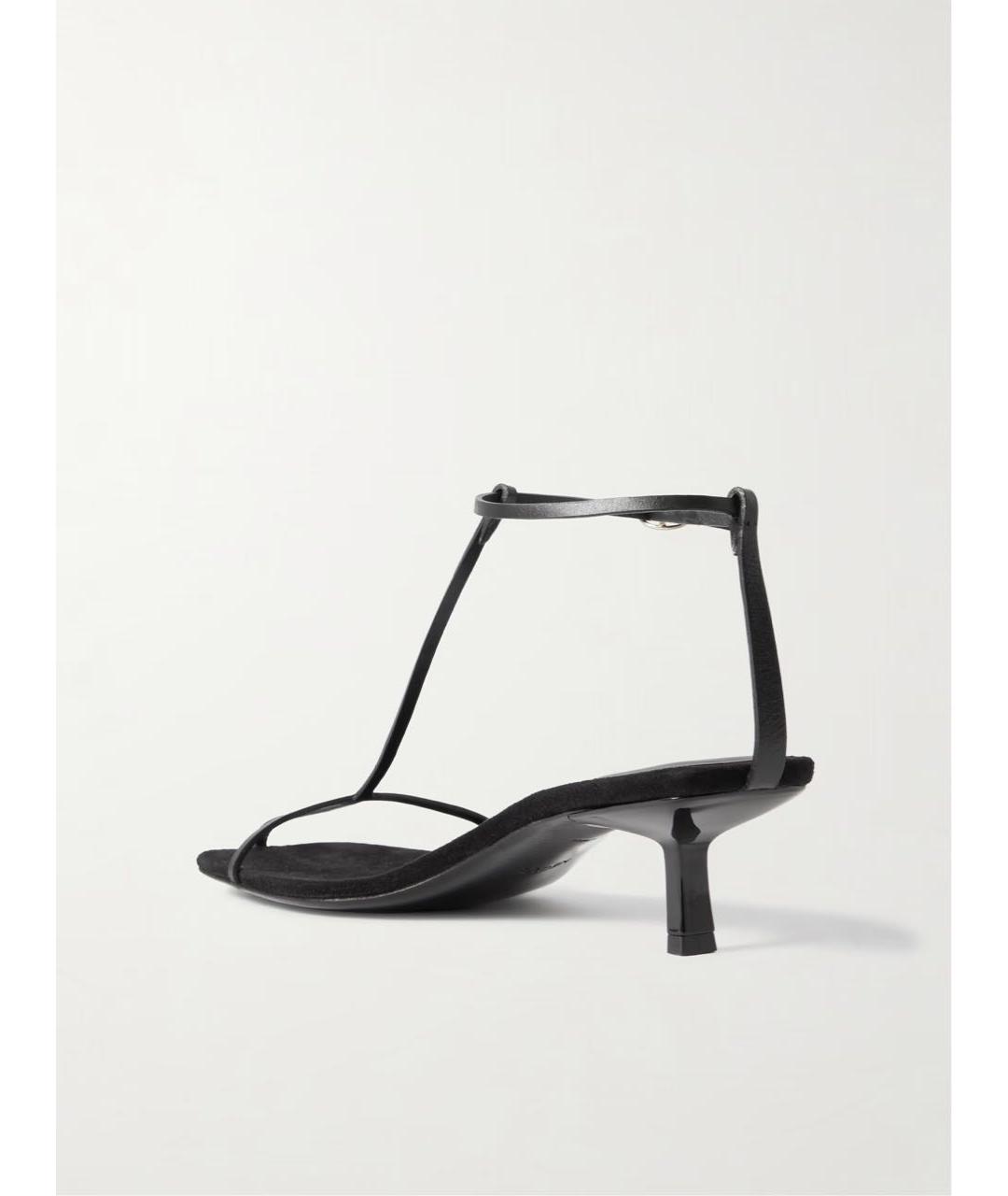 NEOUS Черные кожаные босоножки, фото 2