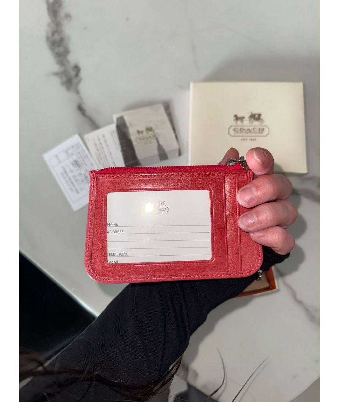 COACH Мульти кожаный кардхолдер, фото 2