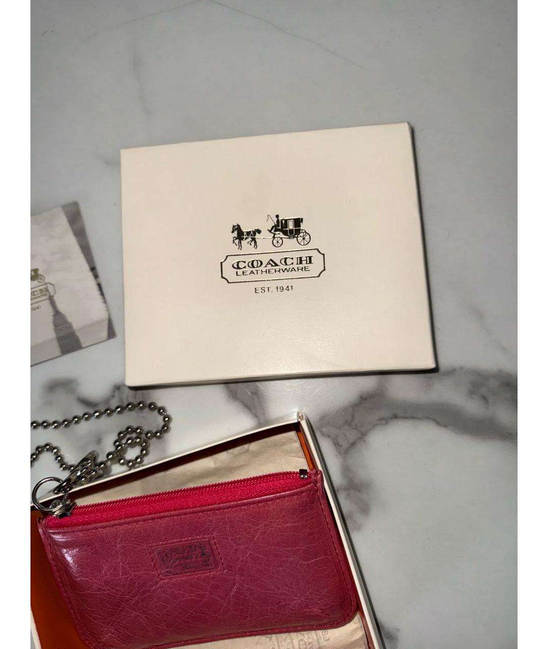 COACH Мульти кожаный кардхолдер, фото 6