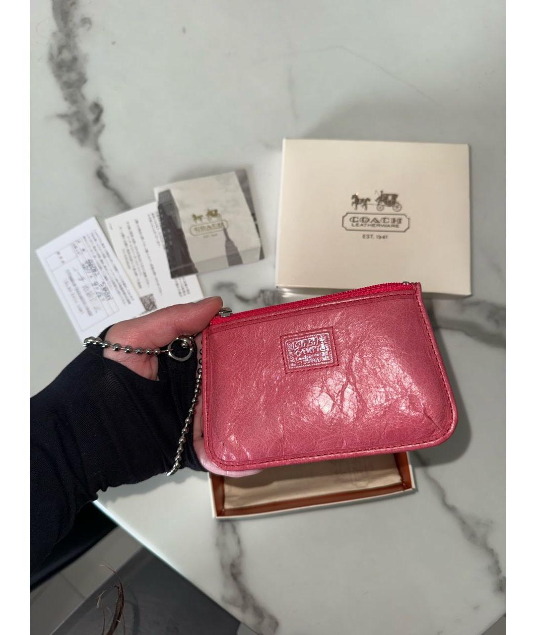 COACH Мульти кожаный кардхолдер, фото 5