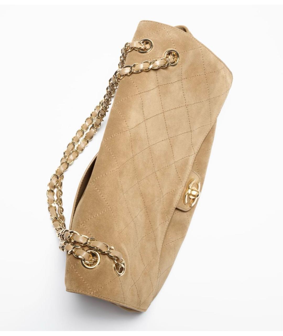 CHANEL Замшевая сумка через плечо, фото 4