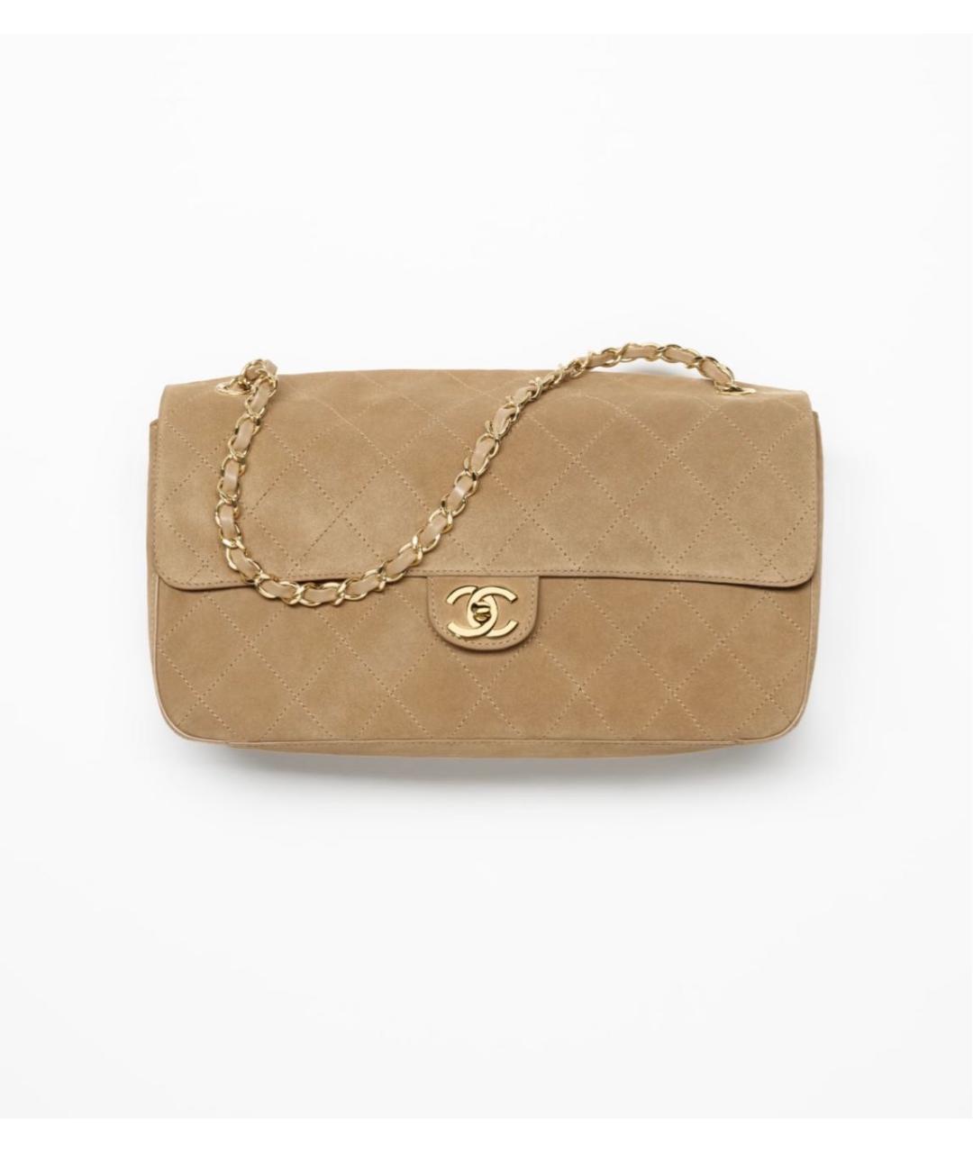 CHANEL Замшевая сумка через плечо, фото 7