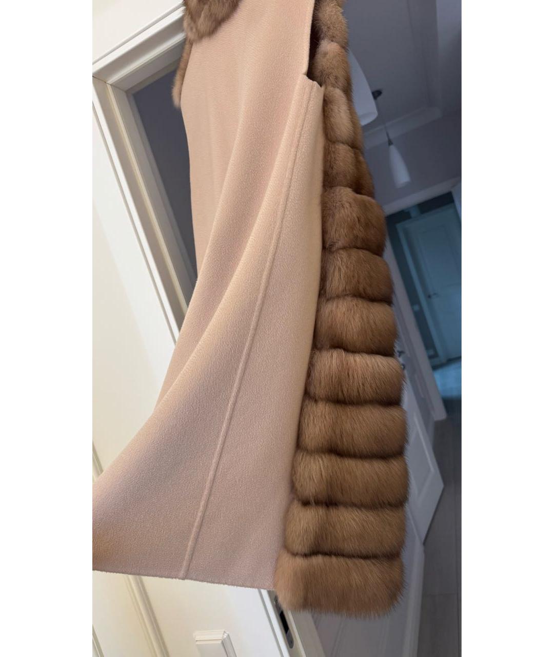 MANZONI 24 Бежевый кашемировый жилет, фото 6