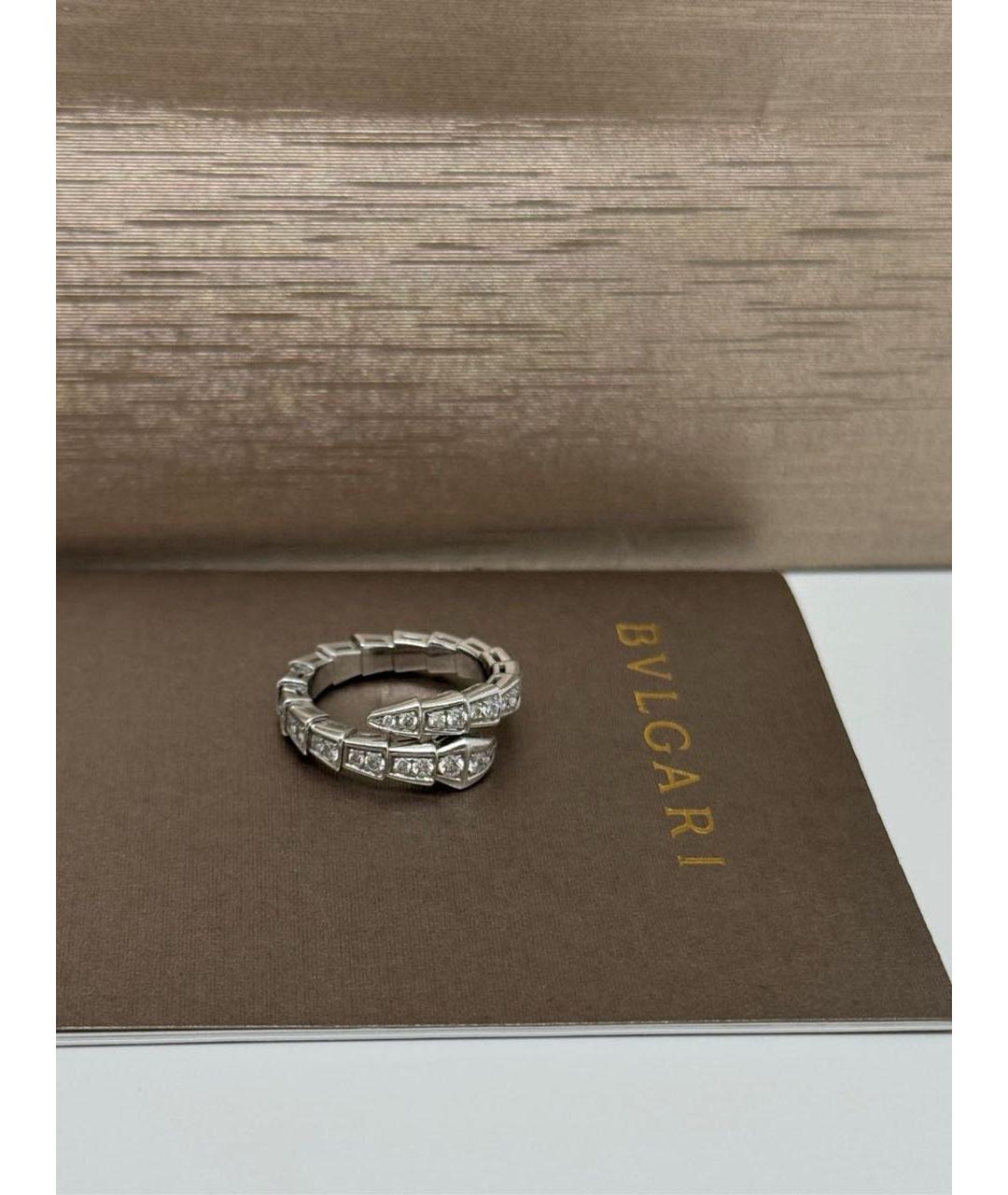 BVLGARI Серебряное кольцо из белого золота, фото 3