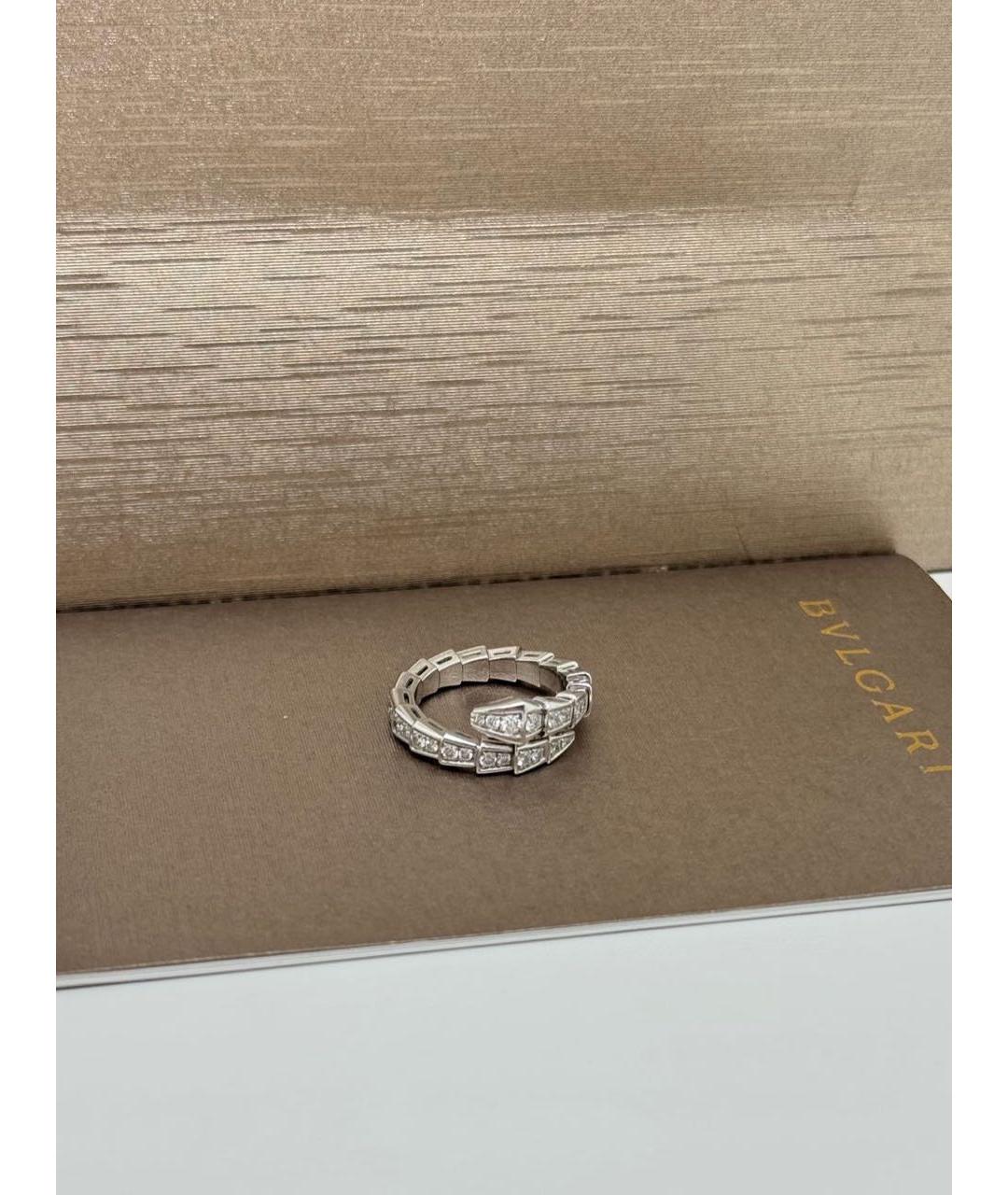 BVLGARI Серебряное кольцо из белого золота, фото 2