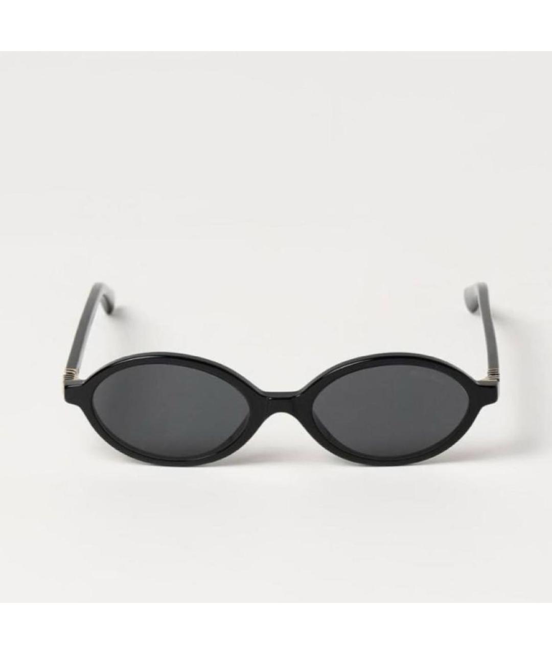 MIU MIU Черные пластиковые солнцезащитные очки, фото 6