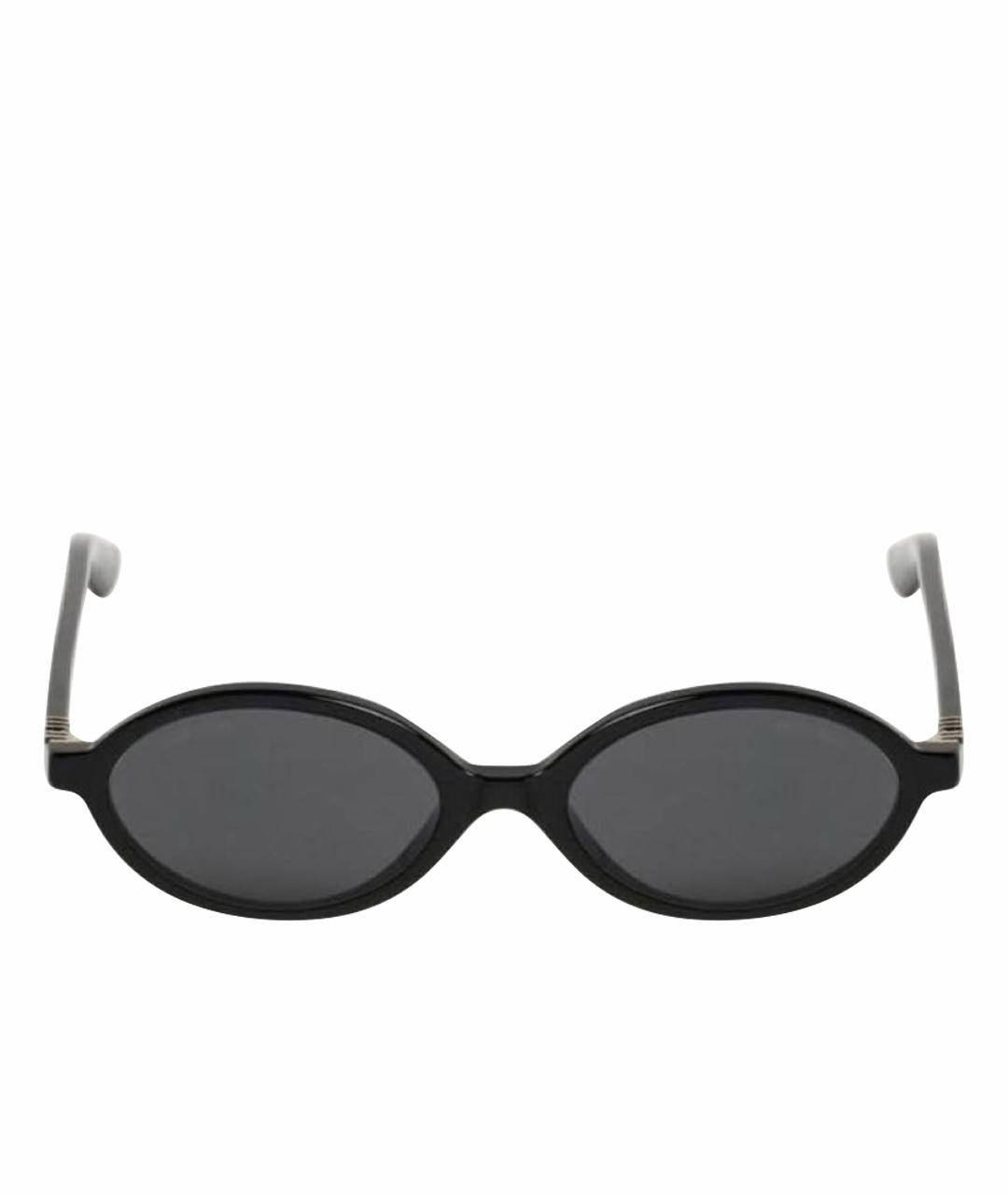 MIU MIU Черные пластиковые солнцезащитные очки, фото 1
