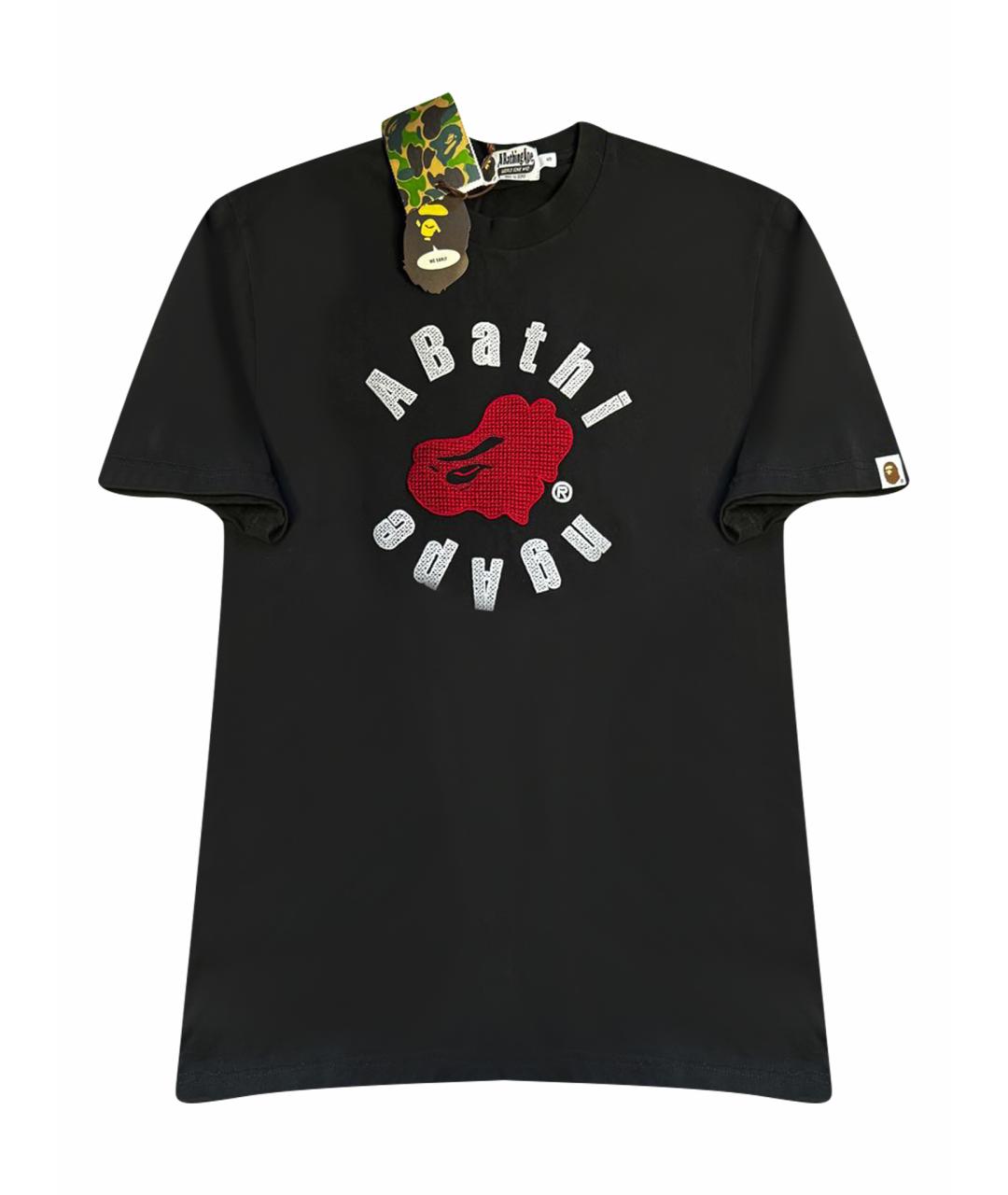 BAPE Черная хлопковая футболка, фото 1