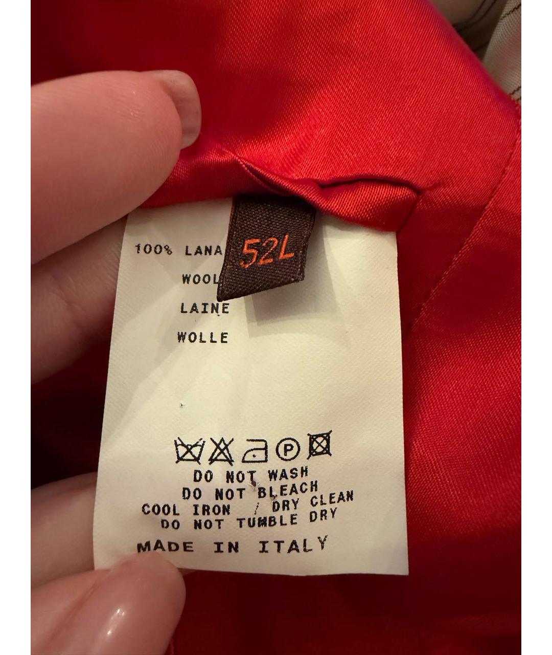 ETRO Темно-синий шерстяной пиджак, фото 6