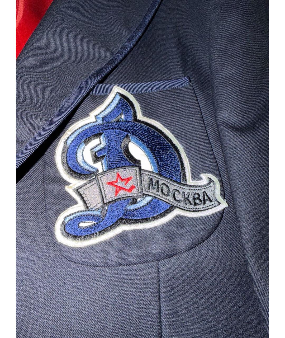 ETRO Темно-синий шерстяной пиджак, фото 2