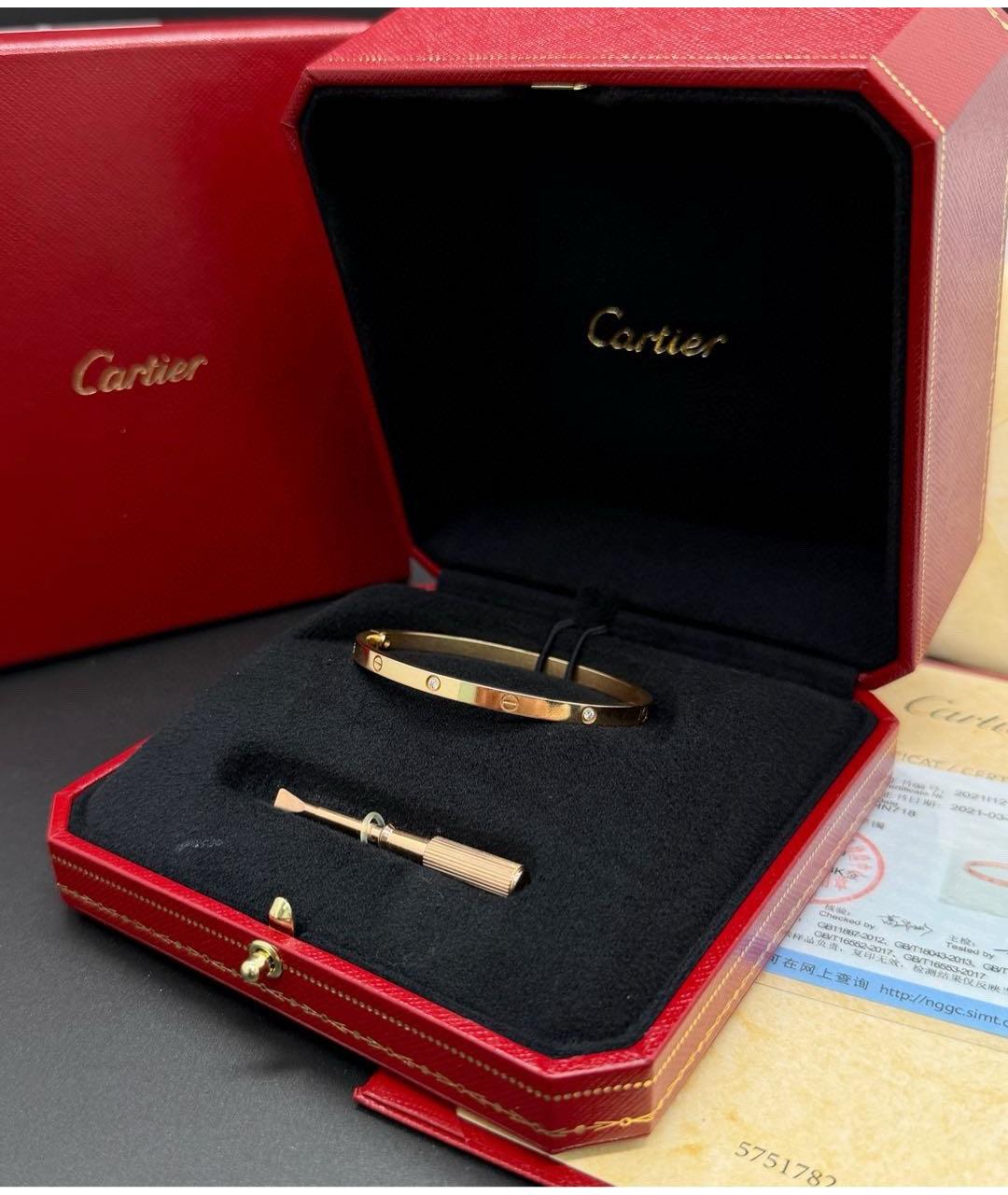 CARTIER Золотой браслет из розового золота, фото 3