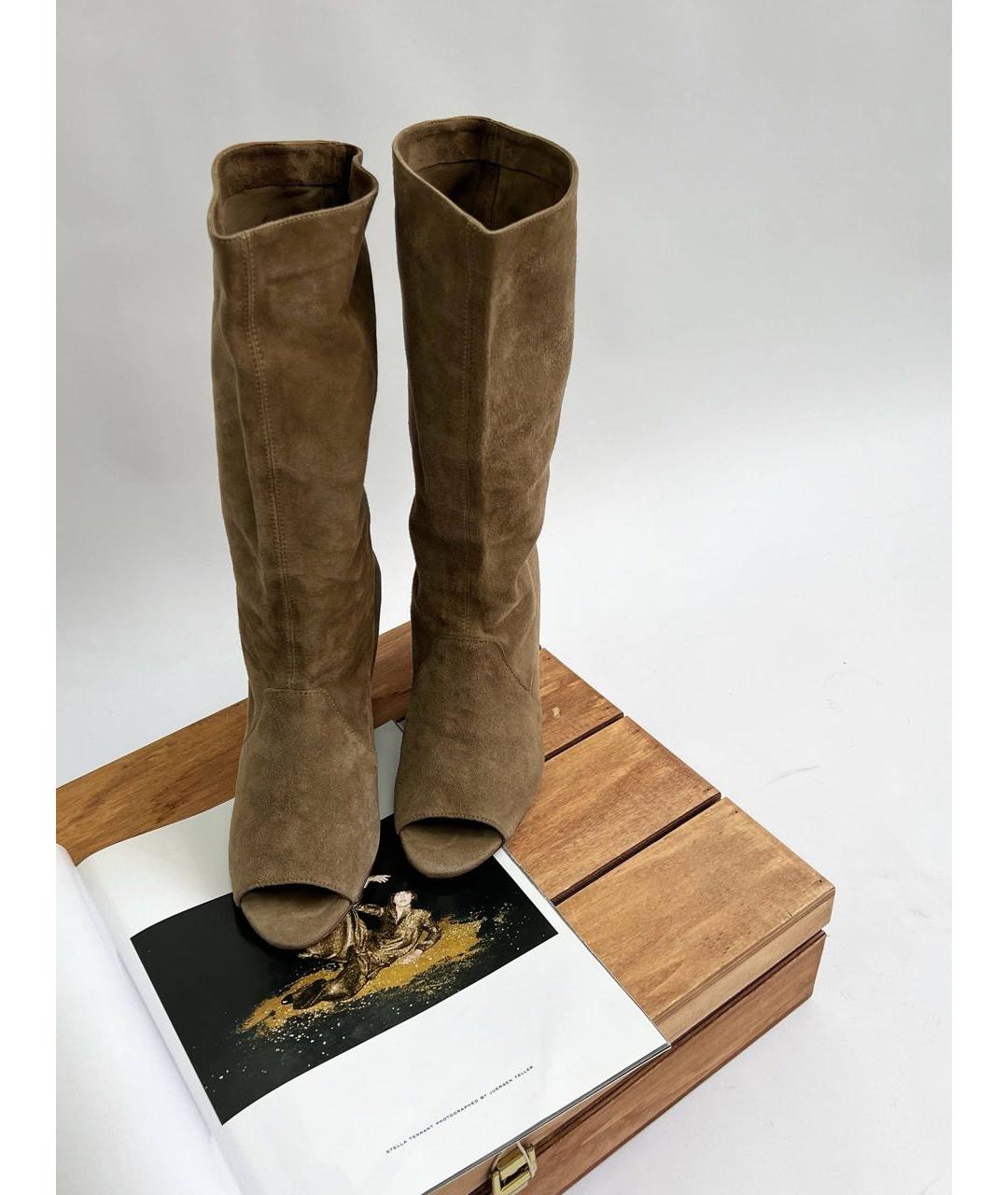 DIANE VON FURSTENBERG Коричневые замшевые полусапоги, фото 8