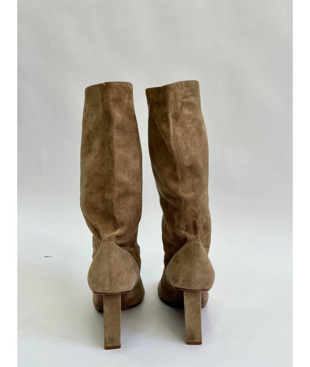 DIANE VON FURSTENBERG Коричневые замшевые полусапоги, фото 3