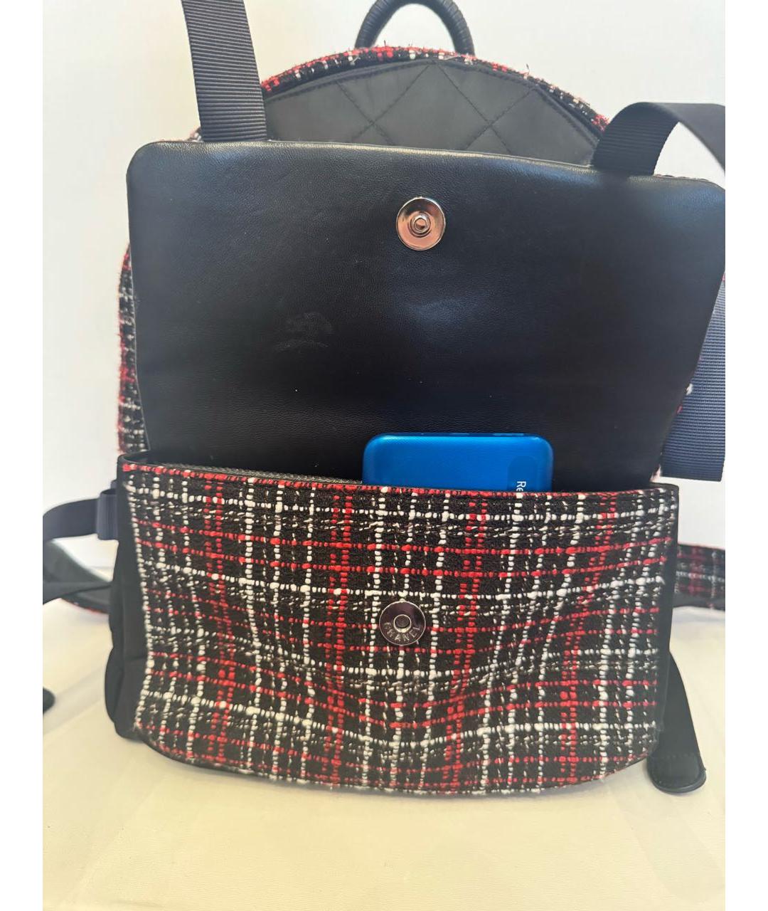 CHANEL Черный рюкзак, фото 8