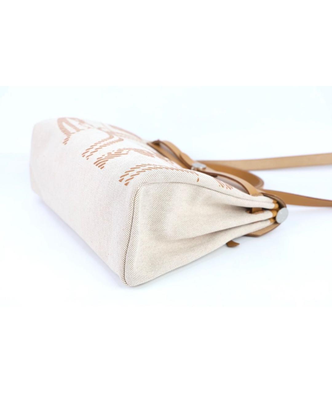 HERMES Бежевая сумка через плечо, фото 6