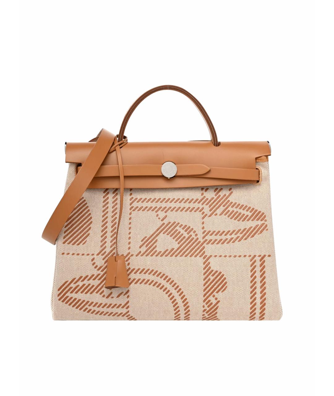 HERMES Бежевая сумка через плечо, фото 1