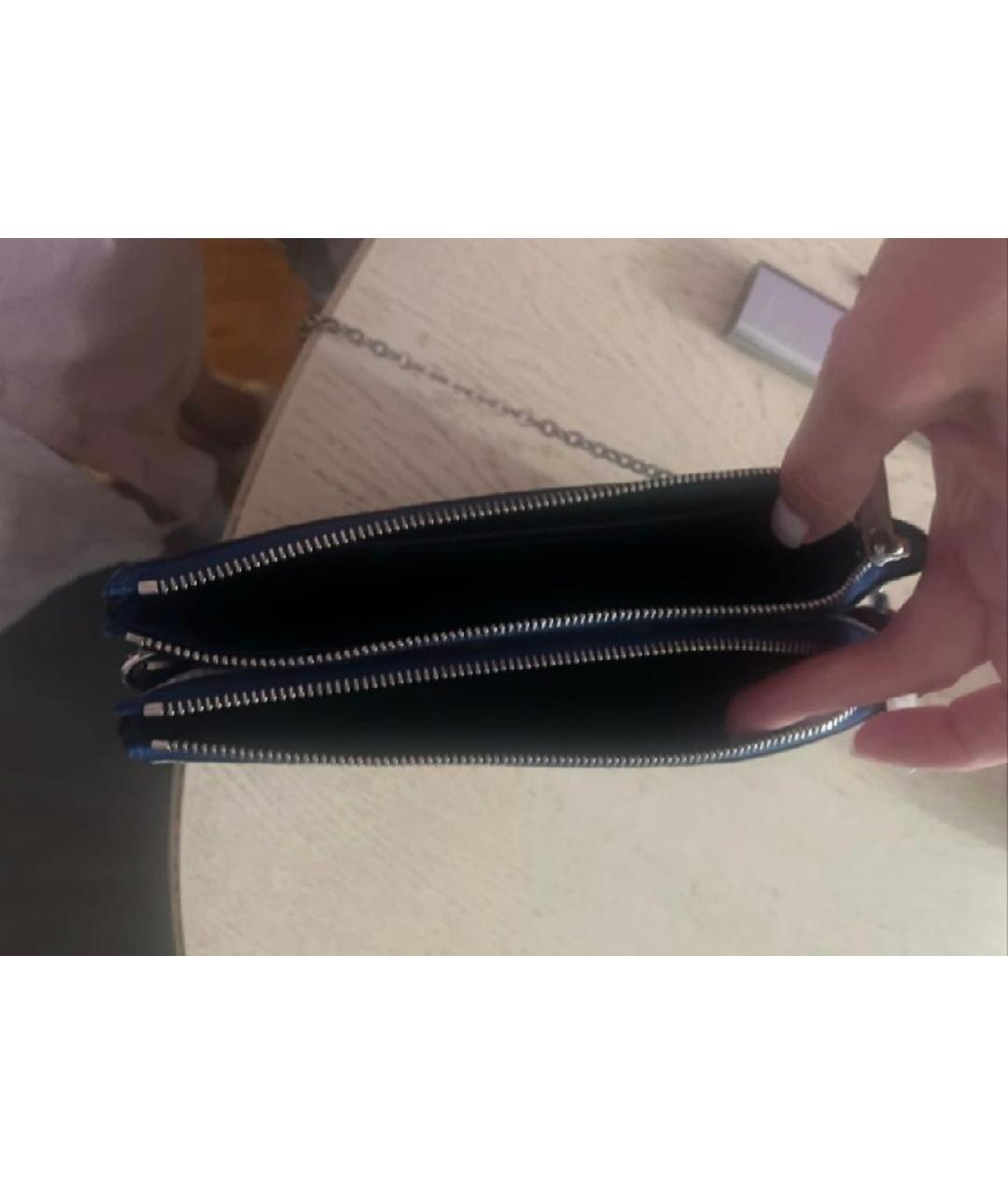 LOUIS VUITTON Синяя сумка через плечо, фото 5