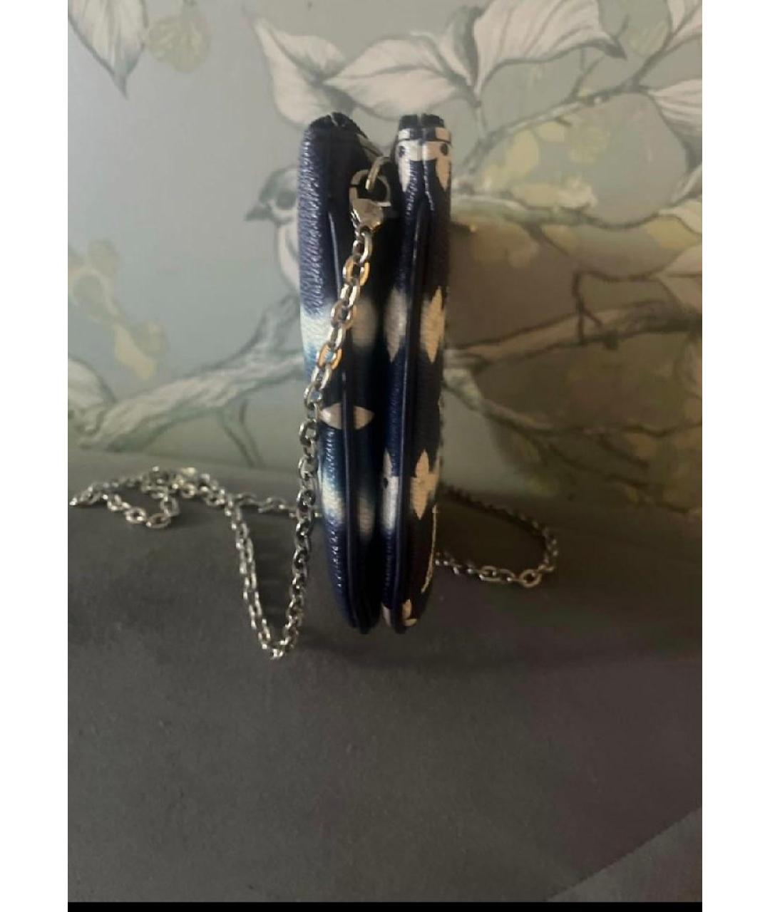 LOUIS VUITTON Синяя сумка через плечо, фото 3