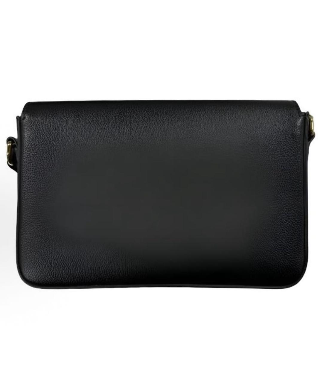 BURBERRY Черная кожаная сумка через плечо, фото 3