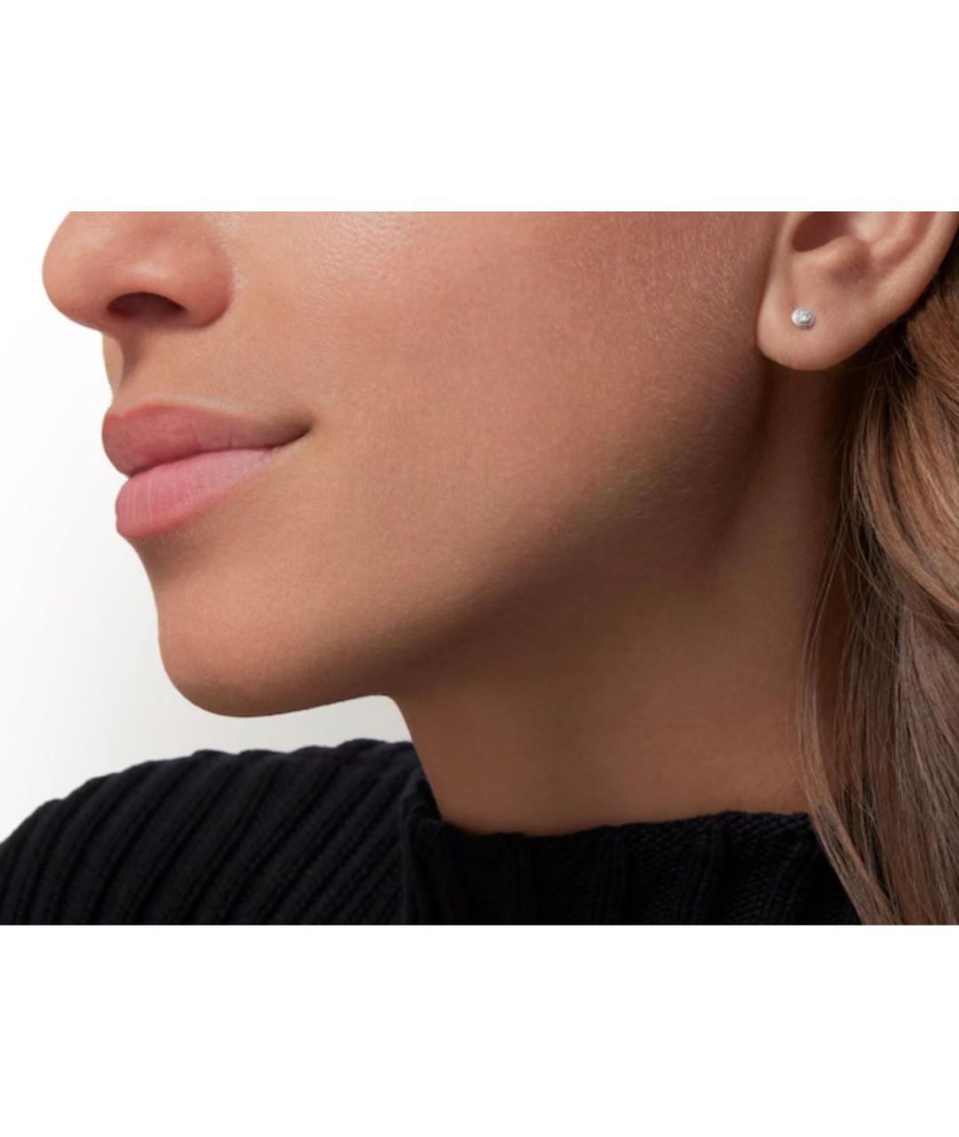 CARTIER Белые серьги из белого золота, фото 3