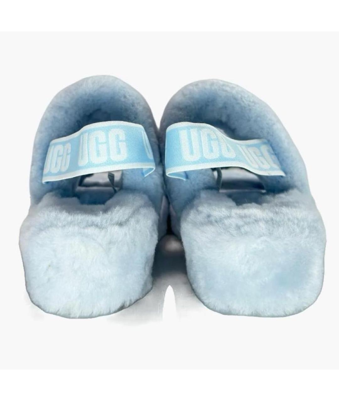 UGG AUSTRALIA Голубые мюли, фото 4