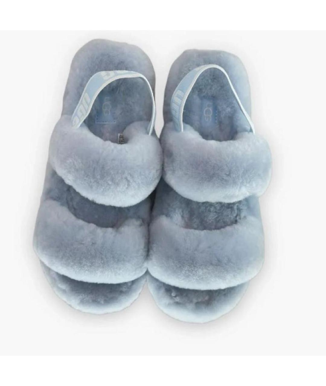 UGG AUSTRALIA Голубые мюли, фото 2