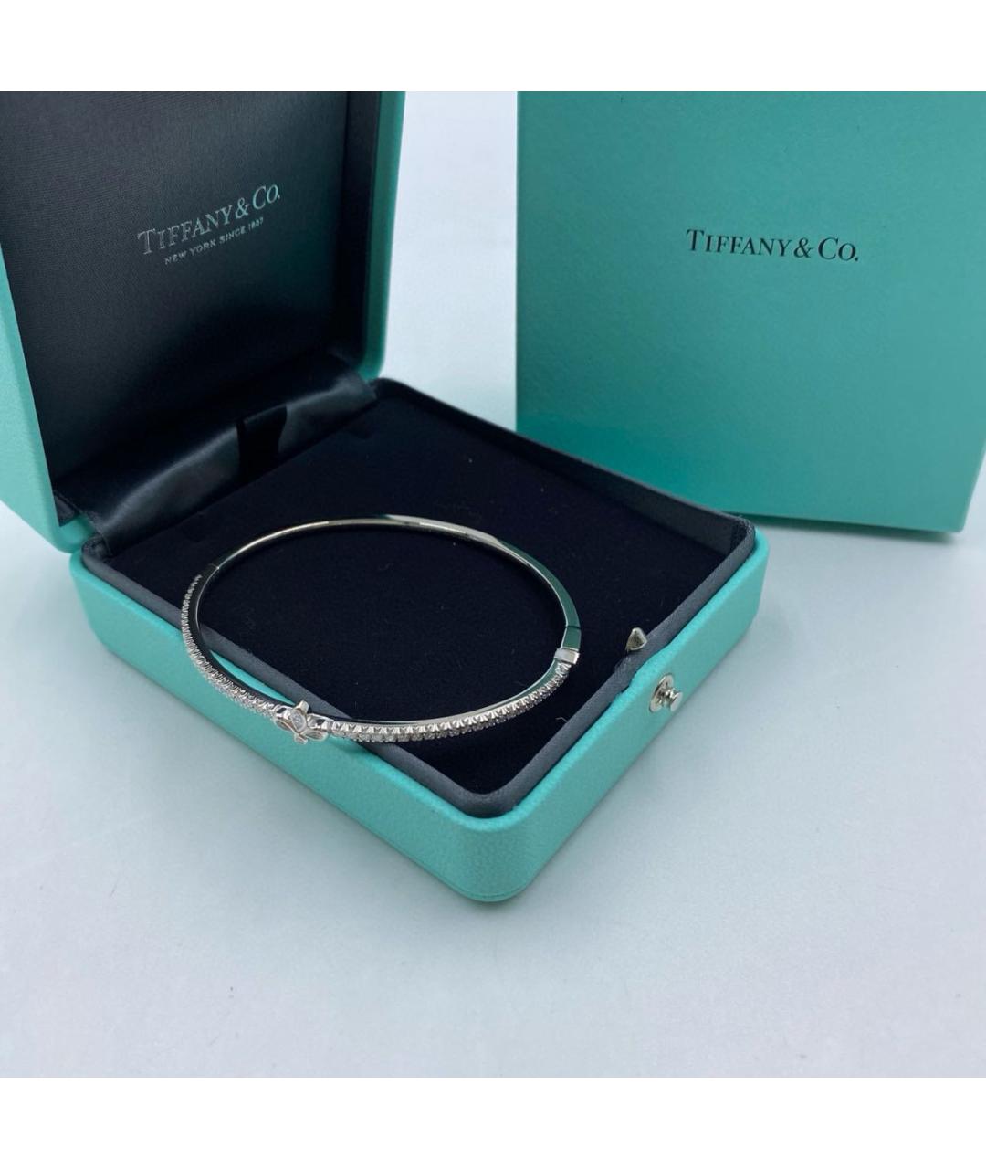 TIFFANY&CO Серебрянный браслет из белого золота, фото 8