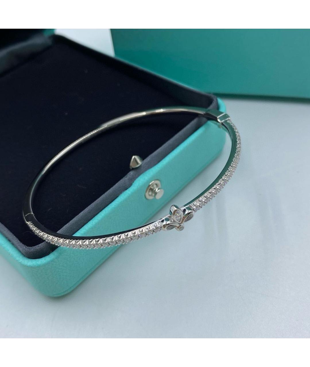 TIFFANY&CO Серебрянный браслет из белого золота, фото 2