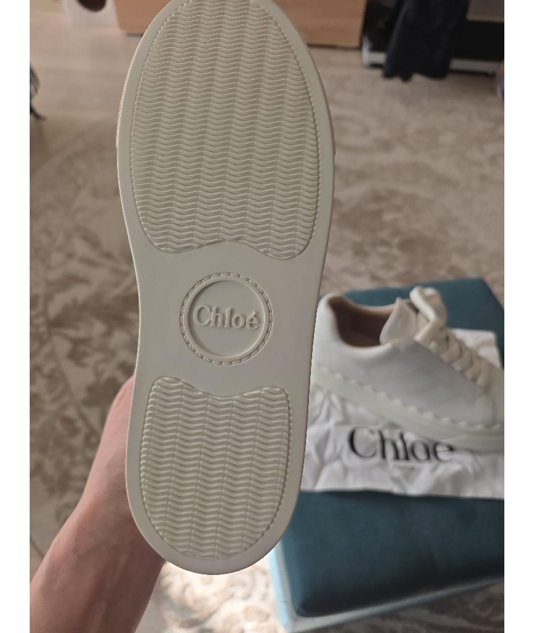 CHLOE Белые кеды, фото 3