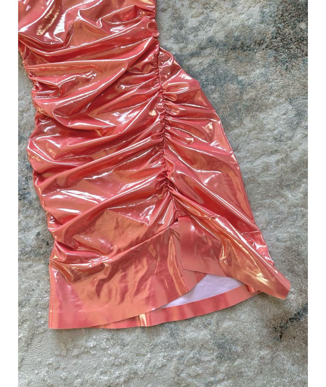 MOSCHINO Коралловое коктейльное платье, фото 6