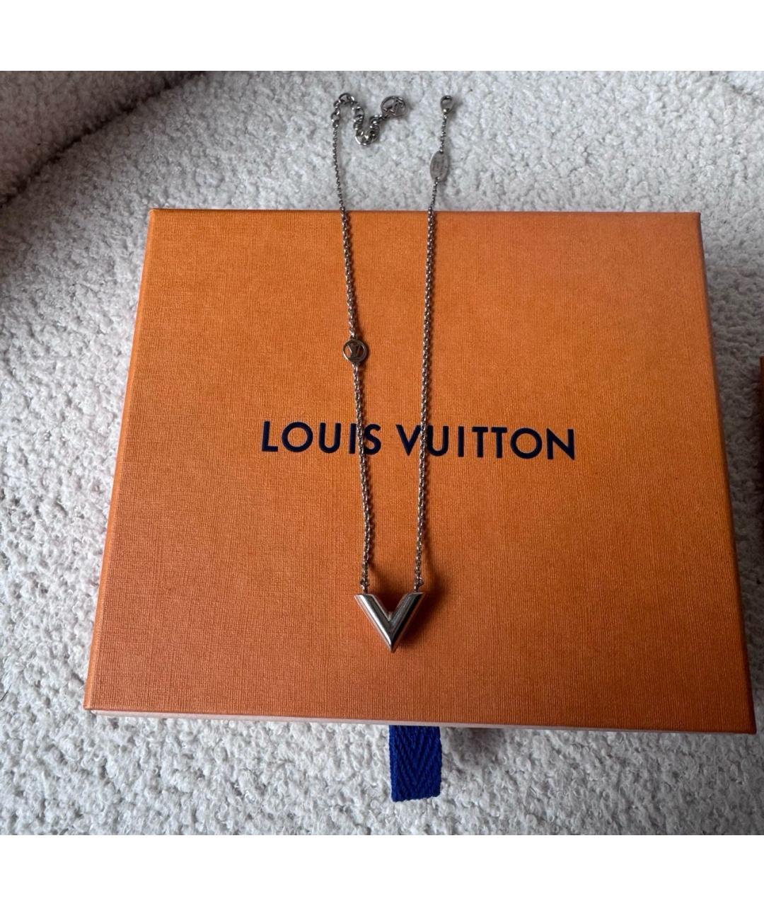LOUIS VUITTON Серебряное колье, фото 8
