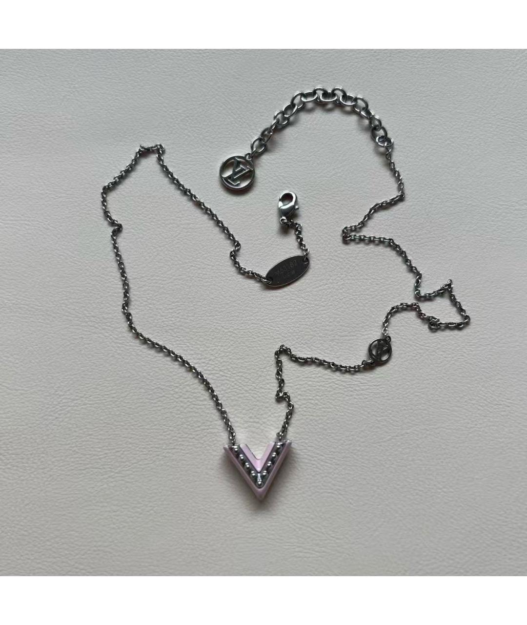 LOUIS VUITTON Серебряное колье, фото 2