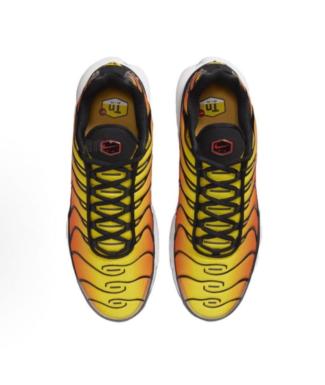 NIKE Оранжевое синтетические низкие кроссовки / кеды, фото 3