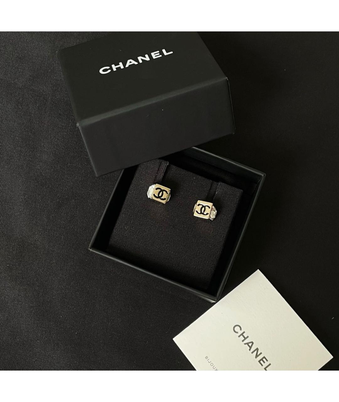 CHANEL Золотые серьги, фото 6