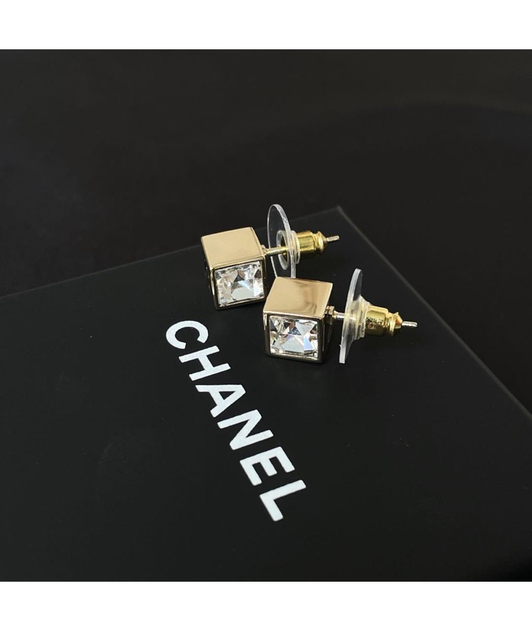 CHANEL Золотые серьги, фото 4