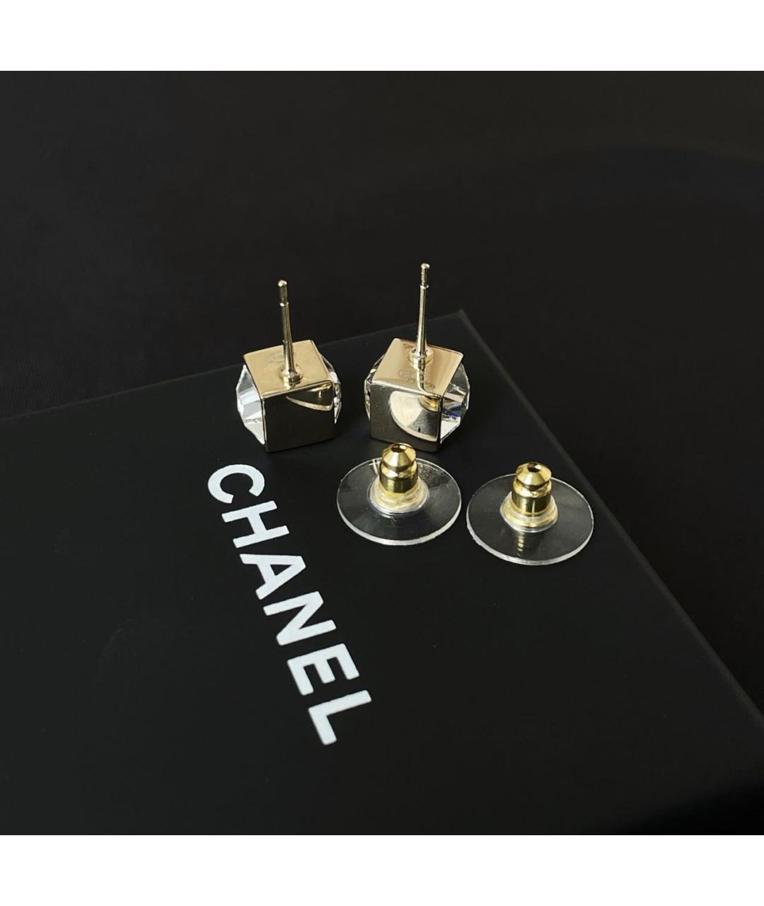 CHANEL Золотые серьги, фото 5