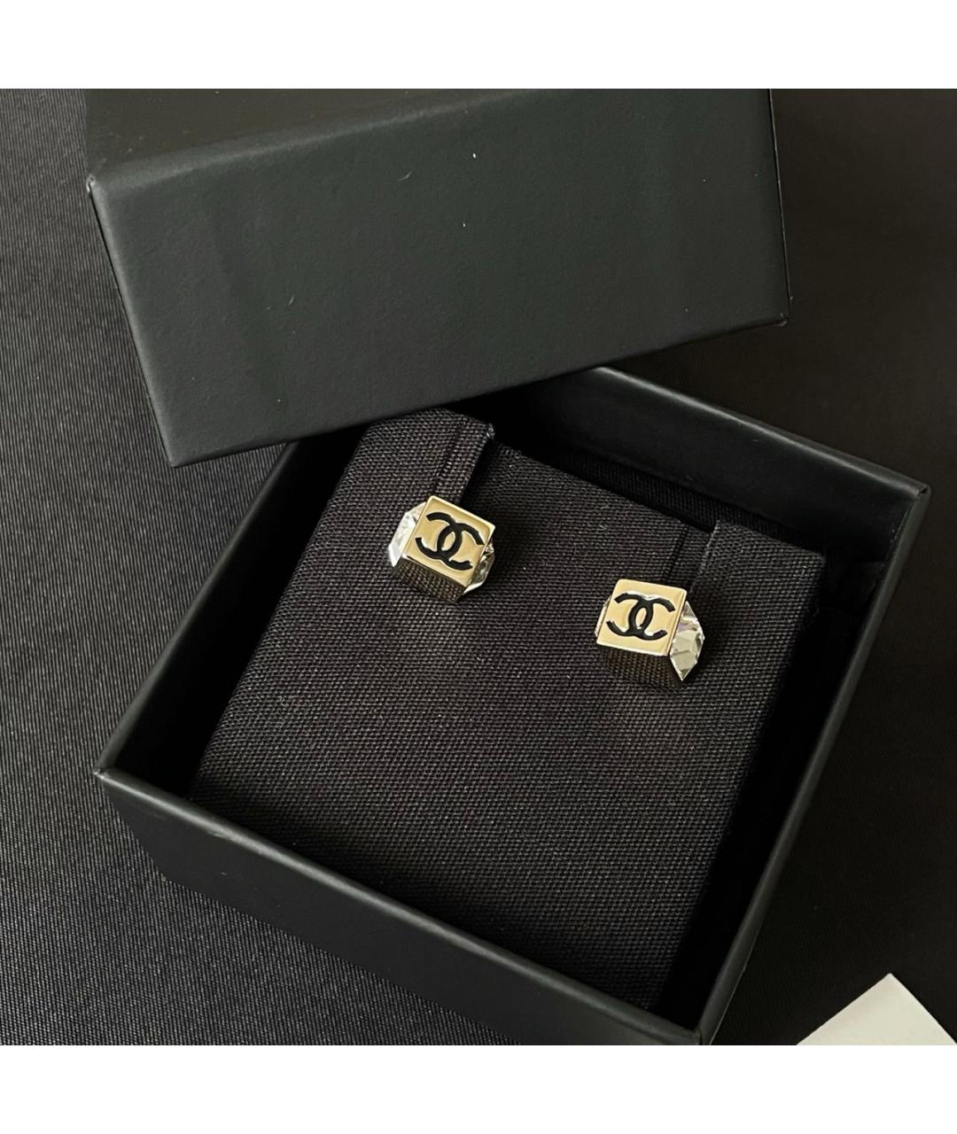 CHANEL Золотые серьги, фото 2