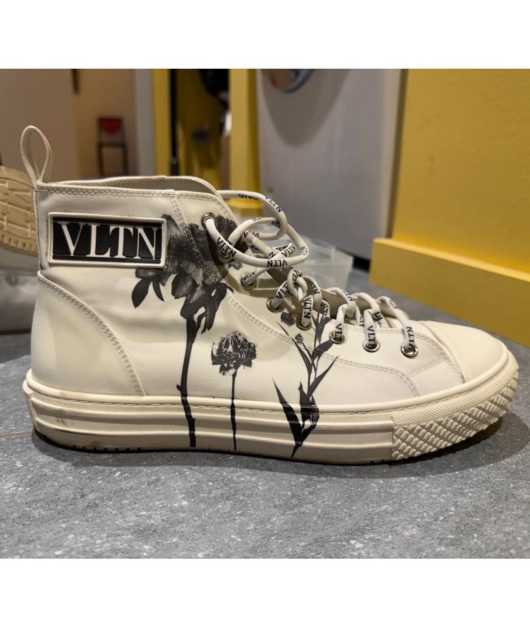 VALENTINO Белые текстильные кеды, фото 5