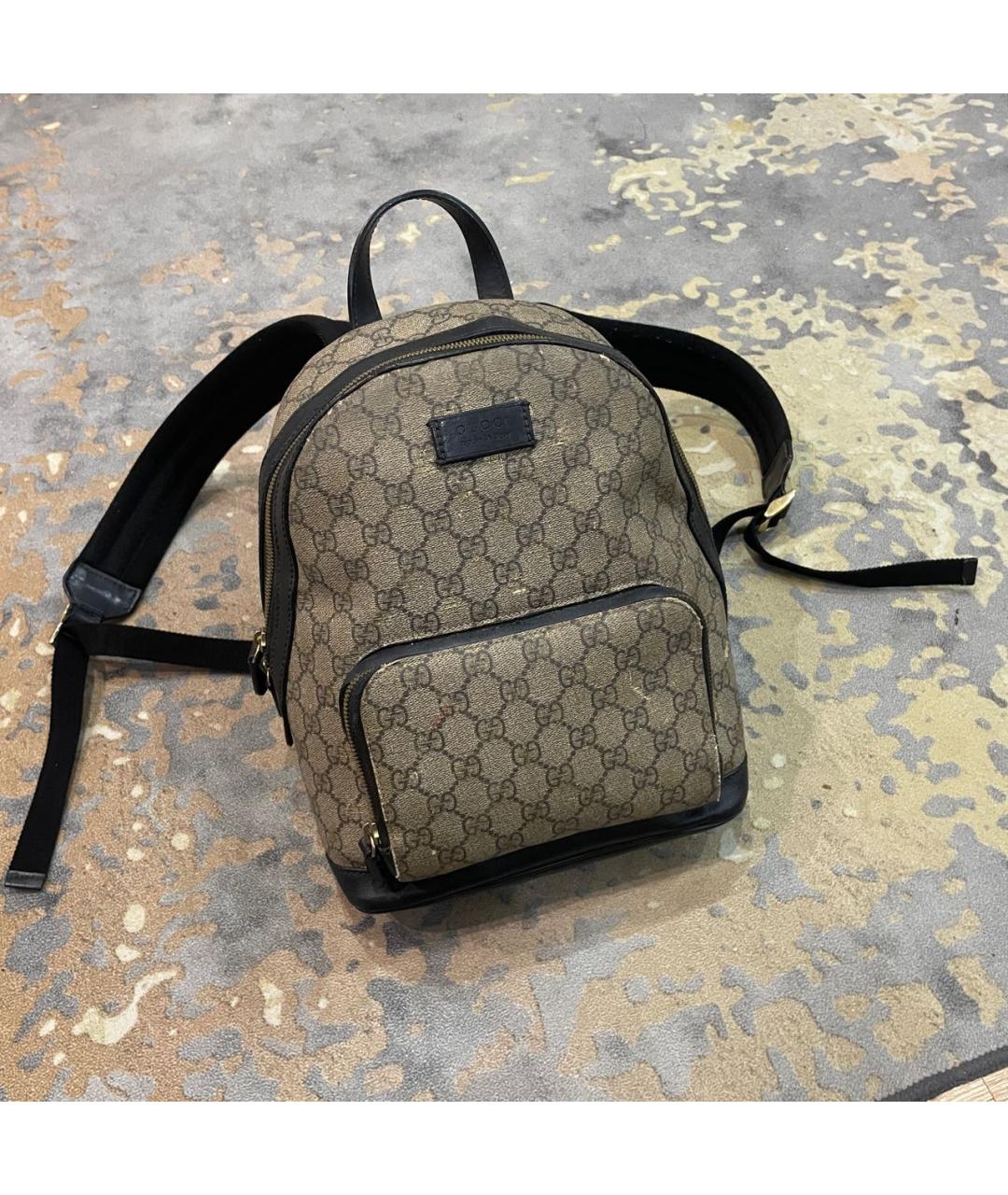 GUCCI Бежевый рюкзак, фото 2