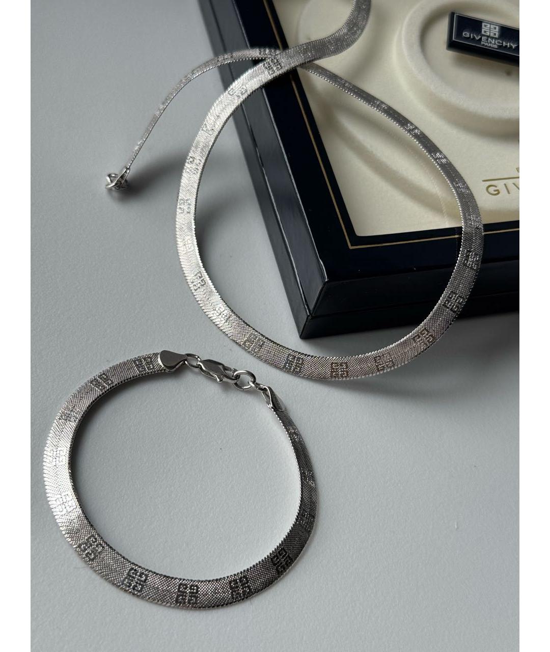 GIVENCHY Серебрянный с серебряным покрытием чокер, фото 9