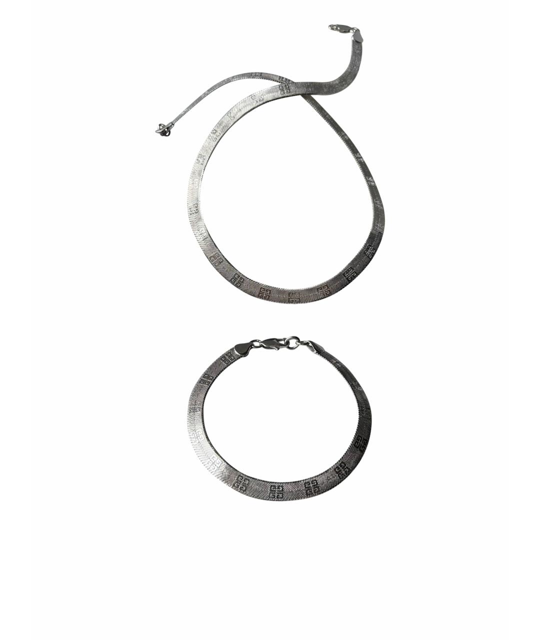 GIVENCHY Серебрянный с серебряным покрытием чокер, фото 1