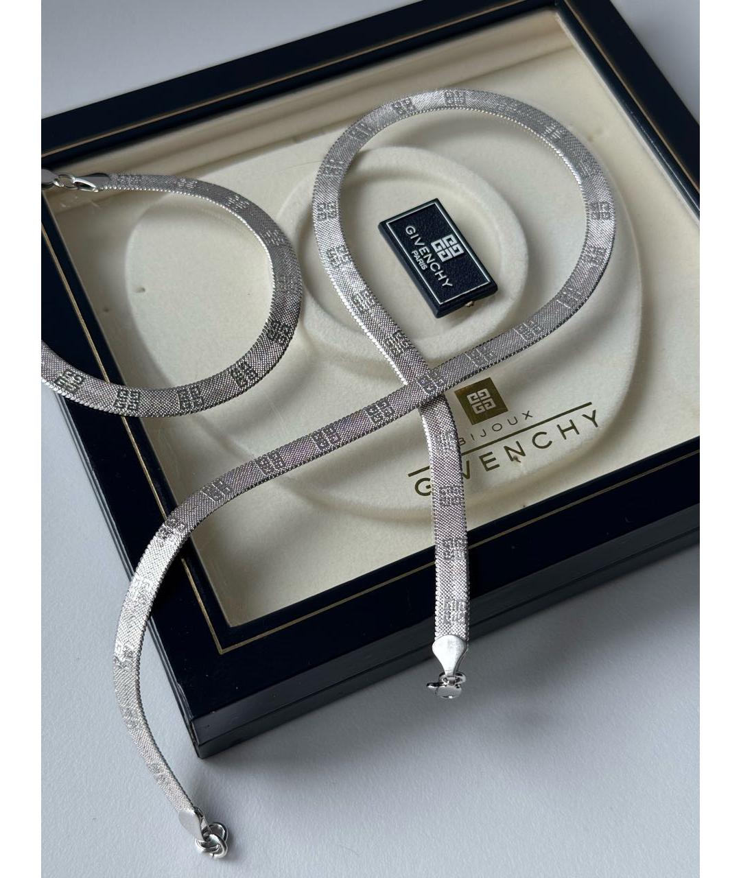 GIVENCHY Серебрянный с серебряным покрытием чокер, фото 6