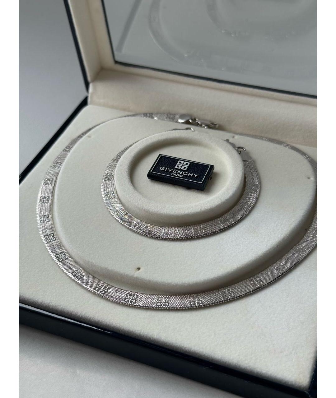 GIVENCHY Серебрянный с серебряным покрытием чокер, фото 3