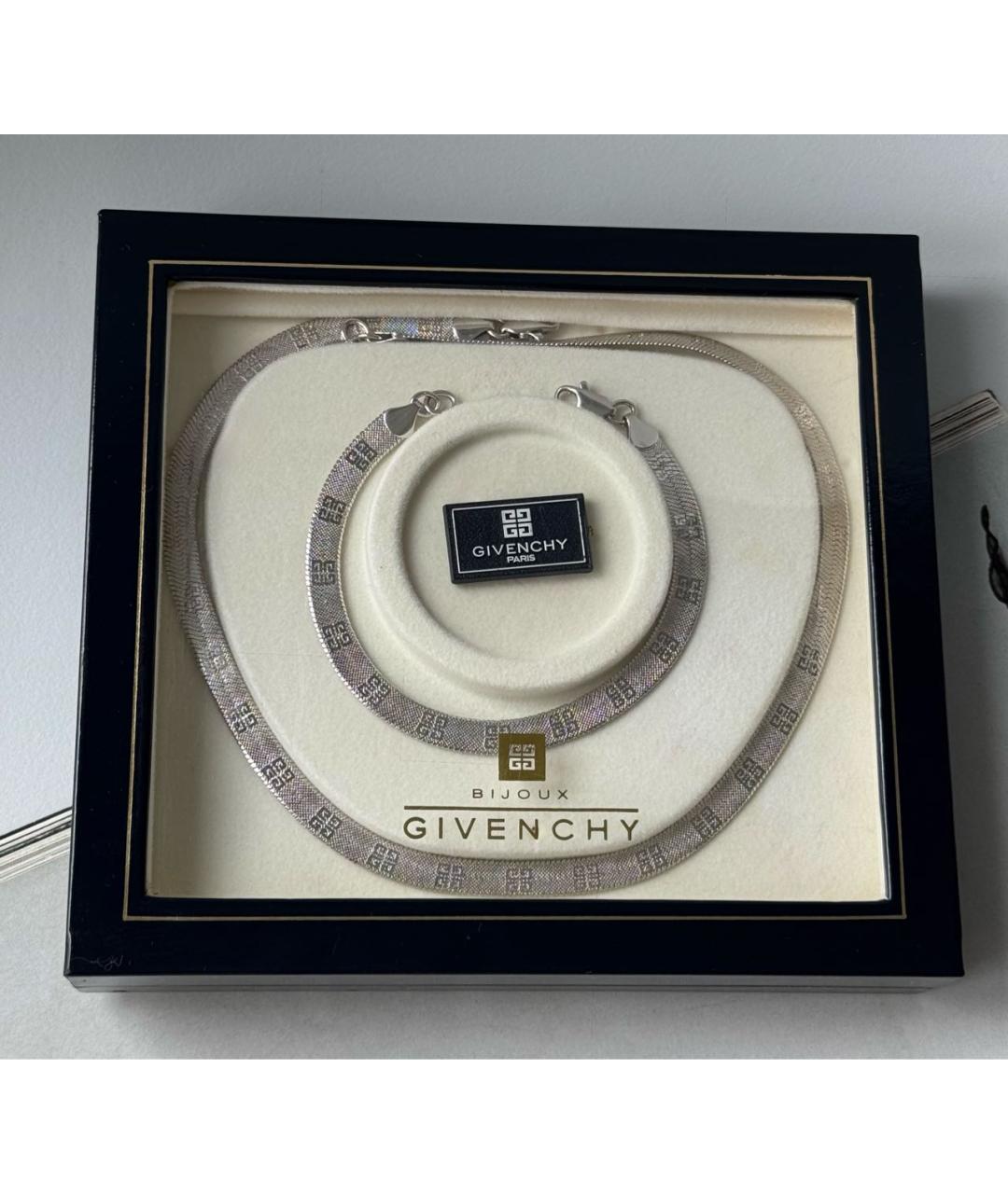 GIVENCHY Серебрянный с серебряным покрытием чокер, фото 4