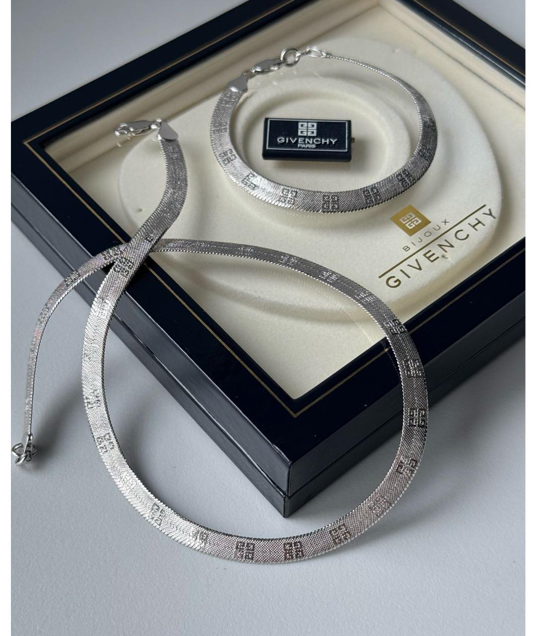 GIVENCHY Серебрянный с серебряным покрытием чокер, фото 5
