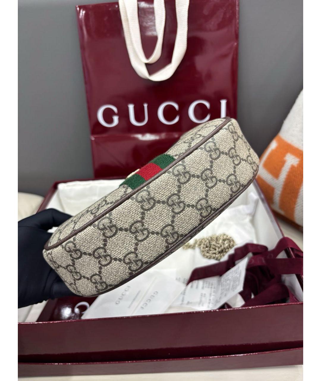 GUCCI Коричневая сумка через плечо, фото 5