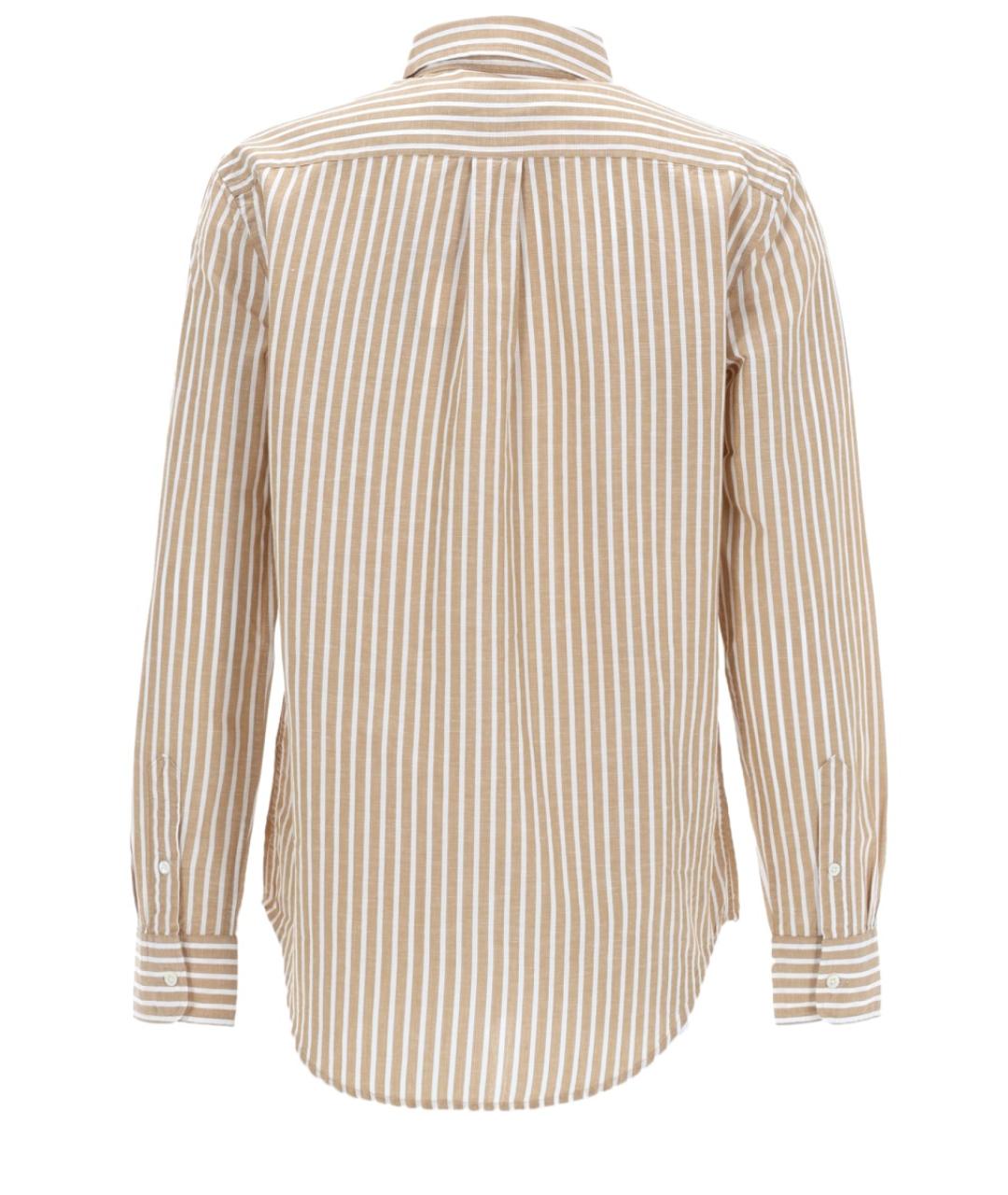 POLO RALPH LAUREN Бежевая хлопковая рубашка, фото 2