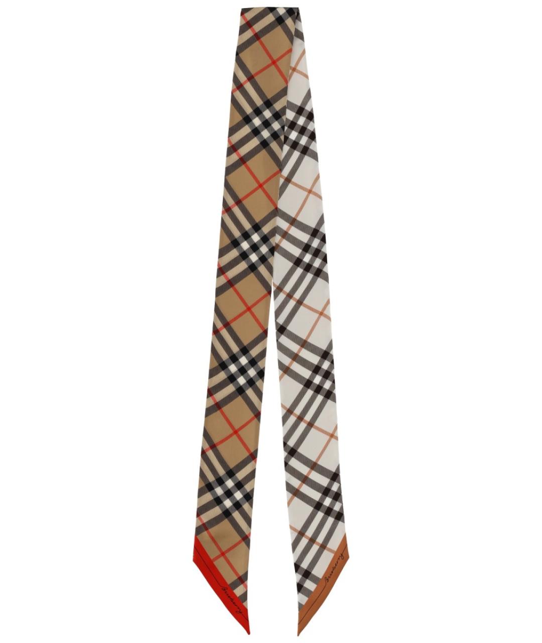 BURBERRY Мульти шелковый шарф, фото 1
