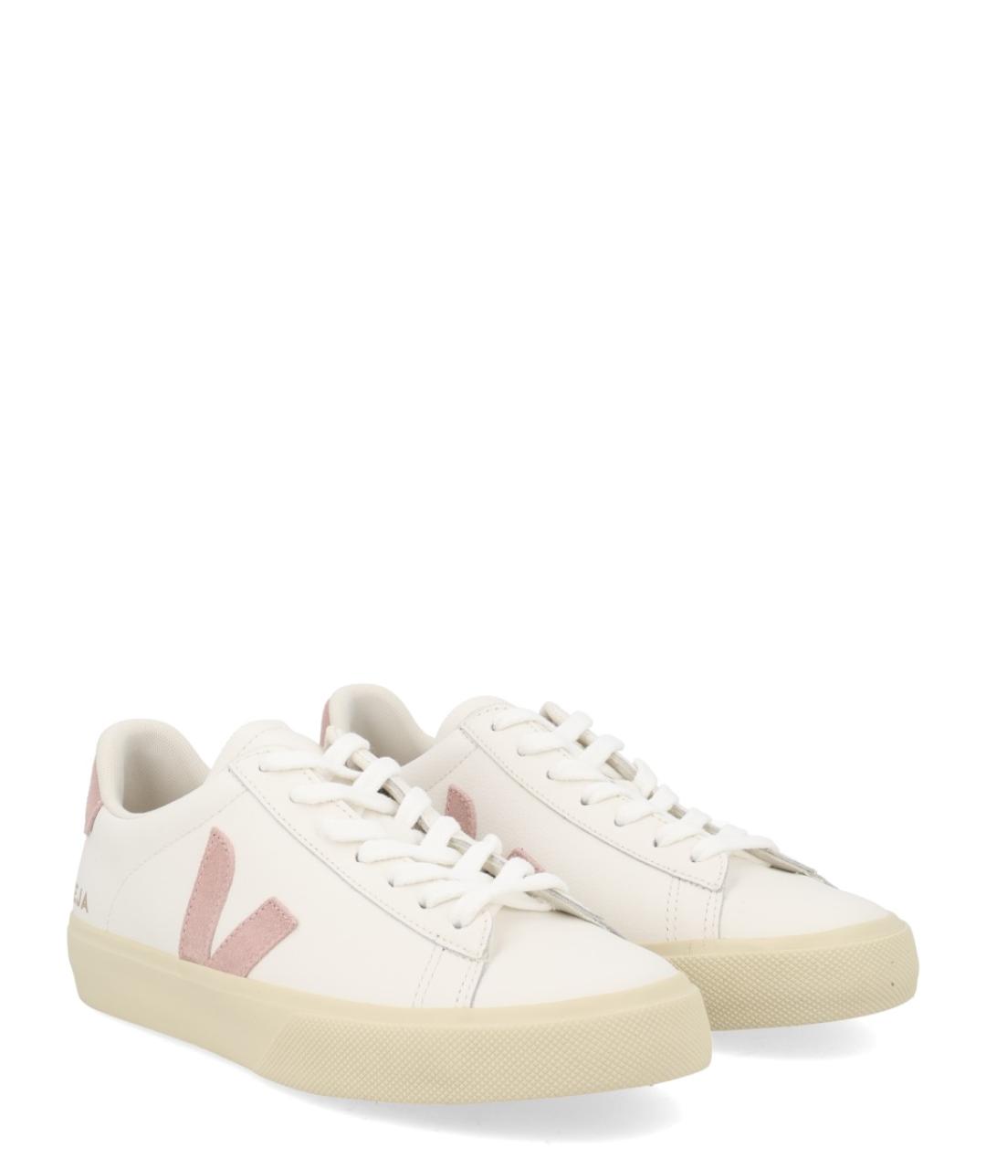 VEJA Белые кожаные низкие кроссовки / кеды, фото 2