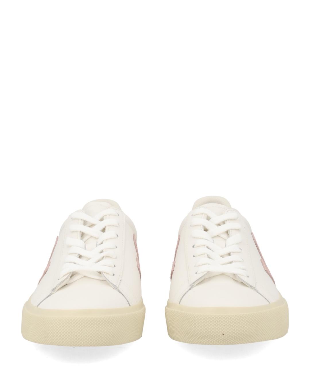 VEJA Белые кожаные низкие кроссовки / кеды, фото 3